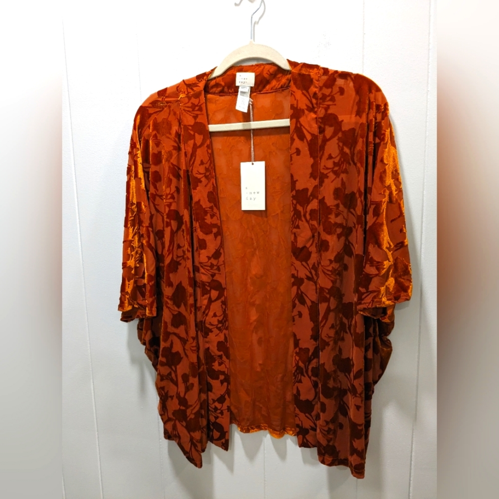 A Brand New Day misses scrugg. OSFM. Amber and gold colors. NWT.